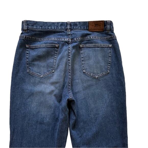 Vintage Lauren Jeans Co. Jeans High Rise Embroidered Accent Boot Cut Denim 10P - Picture 8 of 14